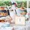 NIUBEE 6Pack 11 x 8.5 Acrylic Sign Holder with Gold Frames and Vertical Stand, Ideal for Display Wedding Table Numbers, Double Sided Picture, Clear Photos, Menu Holders -Horizontal